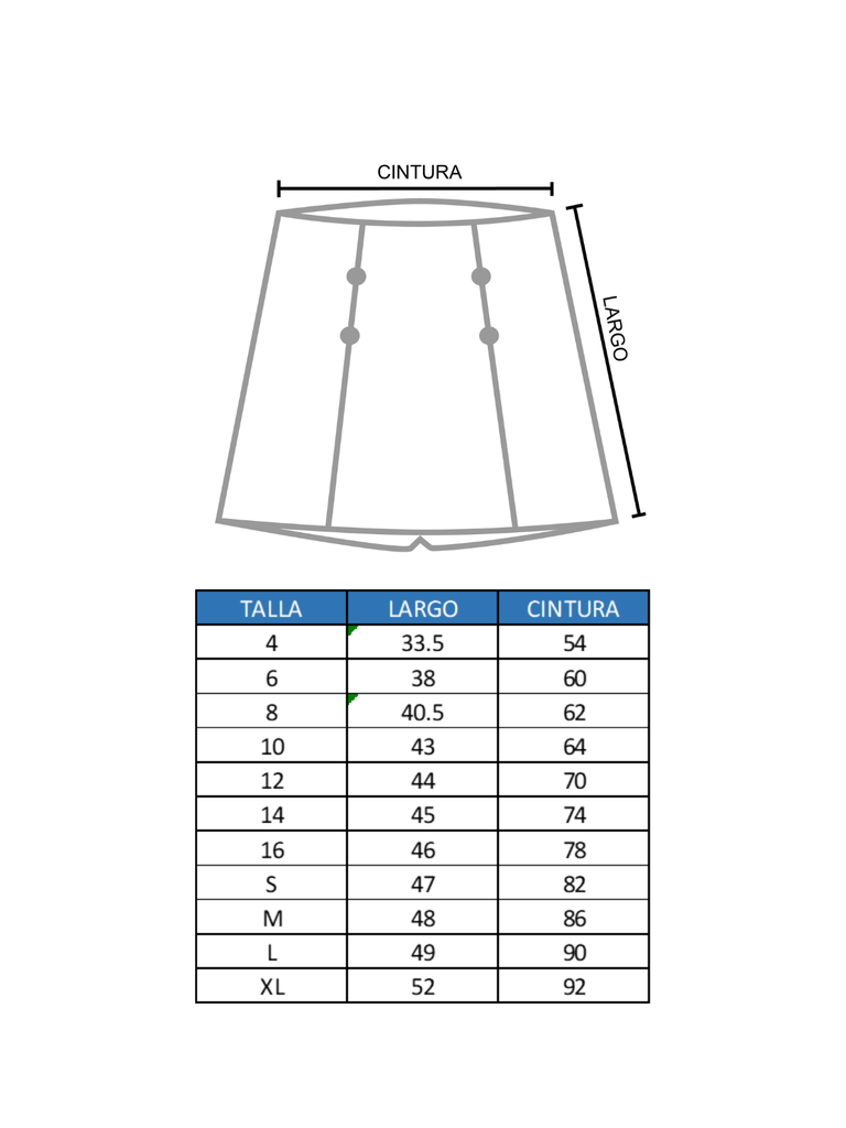 FALDA PANTALON LMCS