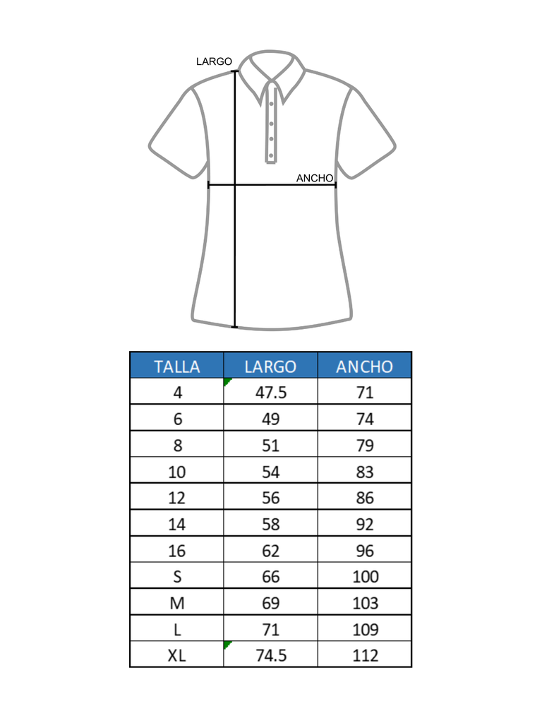 POLO PIQUE CELESTE DAMA ST GEORGE'S