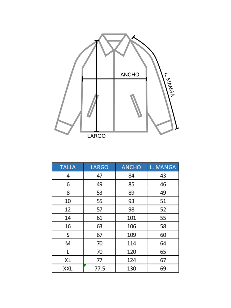 CASACA UNIFORME ST GEORGE'S