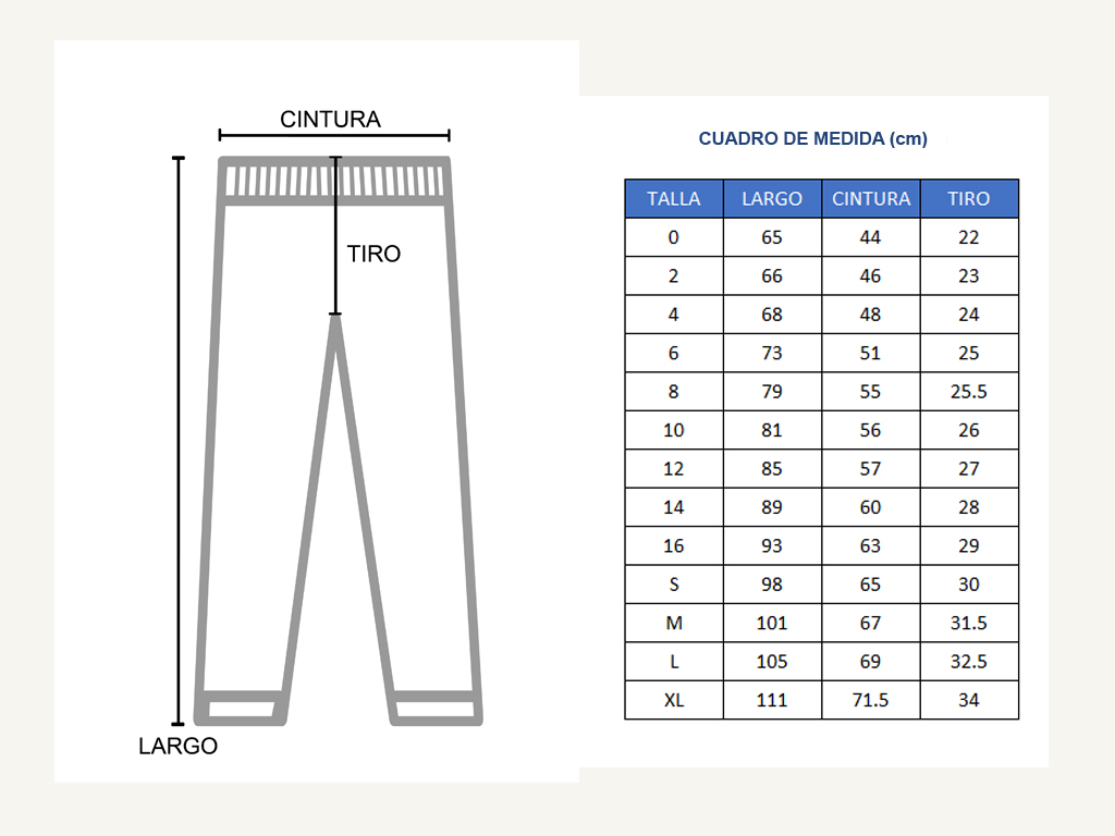 PANTALÓN BUZO REGINA