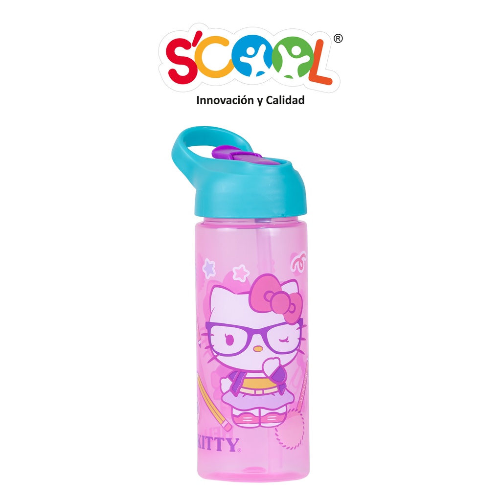 BOT PP DLX 600 ML  HELLO KITTY SCOOL