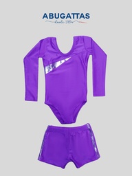 BODY LYCRA M/LARGA GIMNASIA